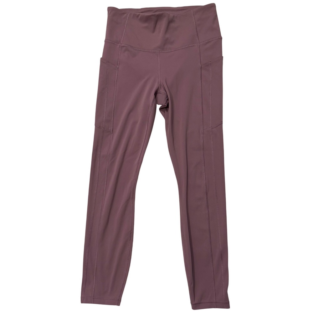 Athleta Ultimate Stash 7/8 Tight Legging Mauve Pink Pockets Women's Small